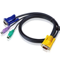 ATEN 2L-52...P: PS/2 KVM Kabel von ATEN - für ATEN und ALTUSEN Produkte mit "3in1 SPHD-Anschluss" - verschiedene Längen