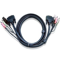 ATEN 2L-7D...UI: DVI-I KVM-Kabel mit USB & Audio für ATEN und ALTUSEN Produkte - verschiedene Längen