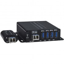 4-Port USB3.0 Extender-Kit - 250m über Duplex LC-Glasfaserkabel