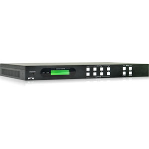 Der nur 1HE hohe 4x4 HDMI Video Matrix Switch MUH44TP ist optimal für professionelle Installationen in denen die Videomatrix in in einem 19-Zoll Rack montiert werden soll.