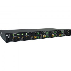 Dieser 4x4 HDMI-HDBaseT Matrix Switch ist auch mit TCP/IP Steuerung erhältlich: MUH44TP-N