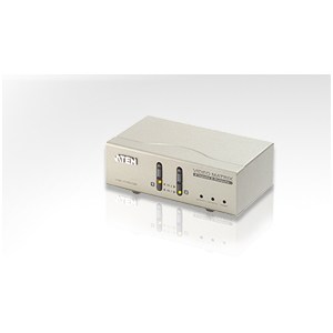 VGA Kreuzschiene VS-0202 von ATEN: 2 VGA/Audioeingänge auf 2 Ausgänge schaltbar