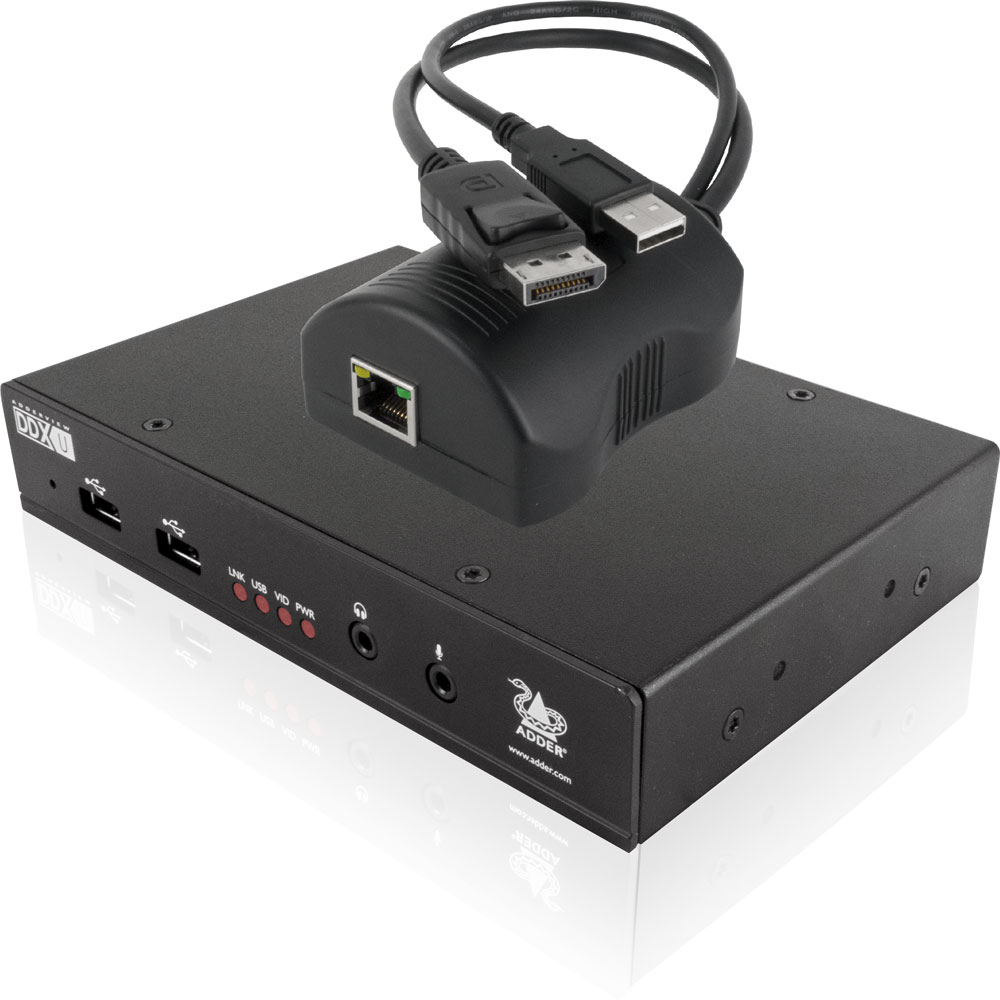 KVM DisplayPort KVM ExtenderSET ADDERView DDX DP