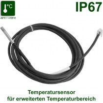 IP67 Temperatursensor mit Edelstahl-Sensor (erweiteter Temperaturbereich)