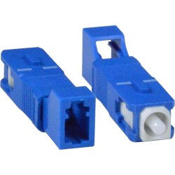 Adapter für Glasfaserkabelverbinder/ LWL-Stecker - zur Verbindung zwischen verschiedenen LWL-Steckertypen wie z.B. SC-Stecker und LC-Stecker