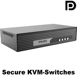 Secure KVM-Switches mit DP-Ports - Sicherer Tastatur-, Video- und Mausbetrieb auf bis zu 16 Computer - Single-/ Dual und Quad-Head