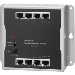 Wandmontierbare industrielle Ethernet Switches mit RJ45 Steckverbindungen