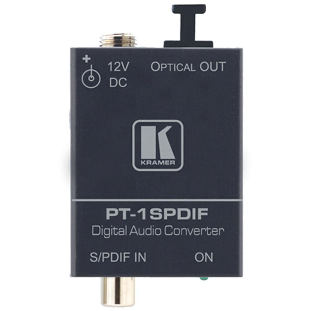 Kramer PT-1SPDIF: Formatwandler für Digital-Audio S/PDIF in Toslink®