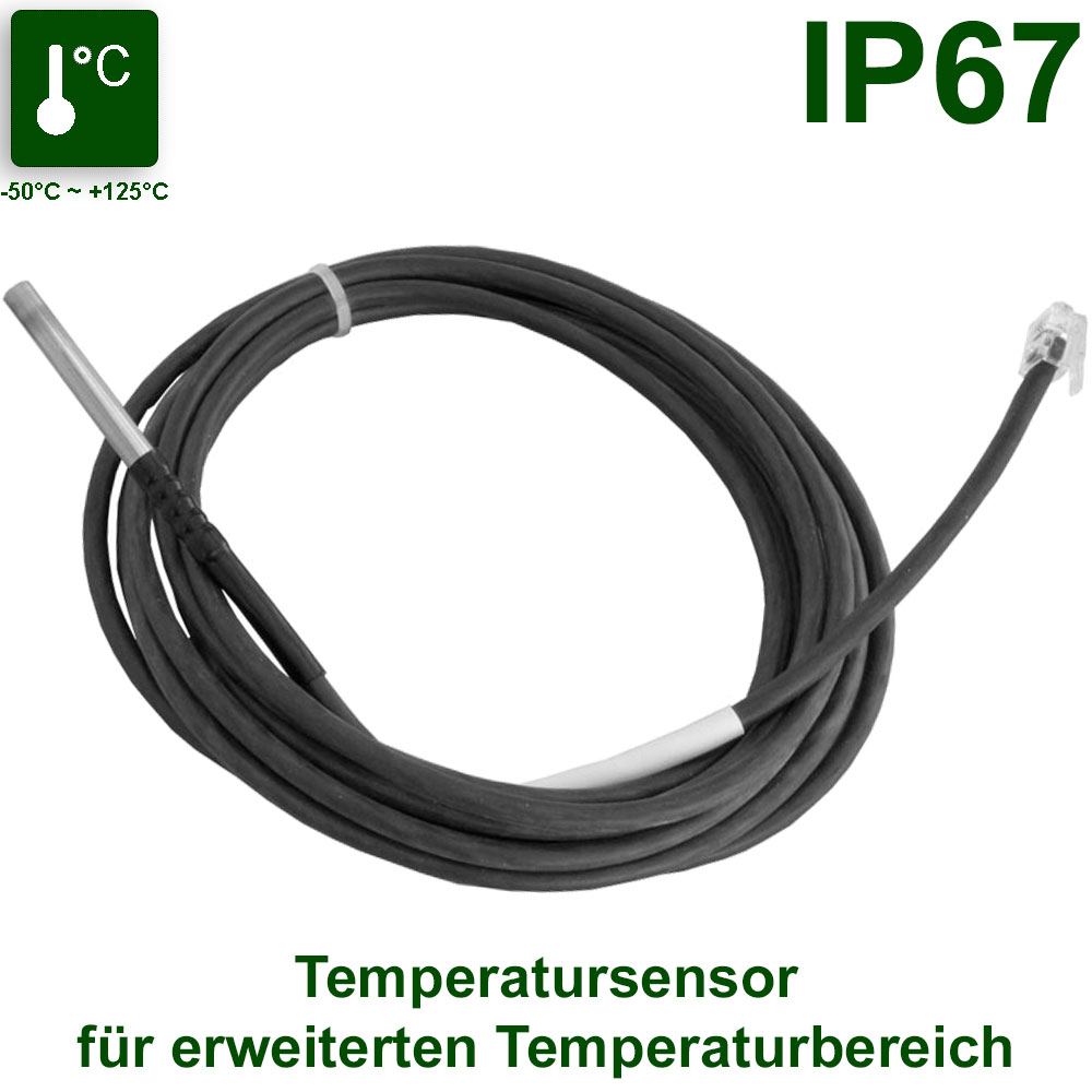 Outdoor Temperatursensor (IP67) - Leitungslänge 3m