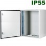 16HE, 19'' IP55 Indoor Schrank zur Wandmontage | B=600 mm T=300 mm