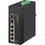 IGS-614HPT: 6-Port DIN-Rail Industrial Gigabit Ethernet PoE Switch