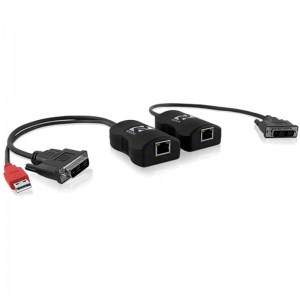 Das Plug-n-Play DVI over CAT Extender-Set ADDERLink DV120 besteht aus einem Sender (ALVD120T) und einem Empfänger (ALVD120R) und kann ohne Software- und Treiberinstallation verwendet werden.