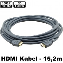 Kramer C-HM/HM-50 | HDMI-Anschlusskabel - 15,2m | Hochwertiges HDMI‐Verbindungskabel mit vergoldeten Steckern für korrosionsresistente und bestmögliche Verbindungen.