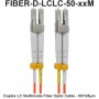 NTI FIBER-D-LCLC-50-xxM: LWL Glasfaserkabel mit LC/PC zu LC/PC Steckern