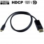 USB-C / DisplayPort Kabel: Adapterkabel von USB-C auf DP Stecker - Ideal zum Verbinden von USB-C fähigen Geräten wie z.B. Tablet oder Notebook mit DP-Displays 