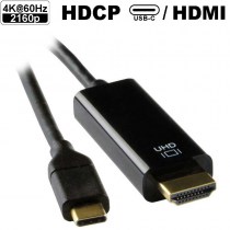 USB-C / HDMI Kabel: Adapterkabel von USB-C auf HDMI Stecker - Ideal zum Verbinden von USB-C fähigen Geräten wie z.B. Tablet oder Notebook mit HDMI Displays 
