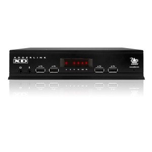 AdderLink XD522 - KVM Extender mit Display Port / Thunderbolt - Frontansicht des Receivers