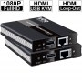 Das kompakte HDMI USB KVM Extender-Set arbeitet HDCP konform, so dass auch HDCP geschützte Inhalte übertragen werden können.