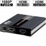 Die Remote-Einheit des HDMI USB KVM Extenders HDKVM-60X besitzt zwei USB-Anschlüsse.
