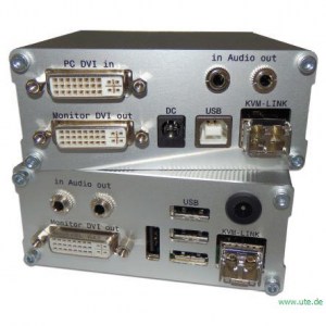 DVI / VGA USB2.0 Fibreoptic KVM Extender Masterline MVX1-F von kvm-tec