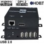 NTI ST-C6USBDP4K-328: 4K DisplayPort USB KVM Extender über HDBaseT mit RS232