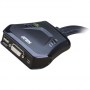 ATEN CS22D: USB-DVI-KVM-Switch mit integriertem Kabel