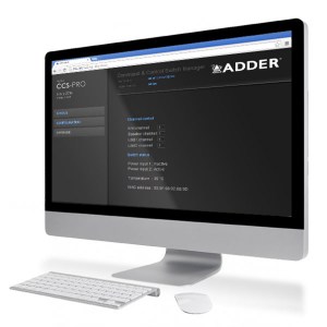 Mit der Software CCS-PRO, dem Command & Control Switch Manager von ADDER, können Sie selbstverständlich auch den 4-Port KVM Switch CCS-PRO4 verwalten und überwachen.