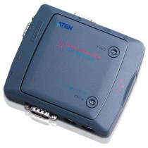 ATEN CS912: 2-Port Desktop KVM-Switch für VGA-Grafik und PS/2-Eingabegeräte (Tastaur und Maus) aus der ATEN MasterView -Reihe