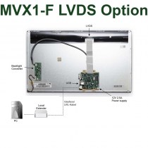 Die MVX1-F LVDS Option ermöglicht kompakte Speziallösungen für individuelle HMI Anforderungen in versch. Bereichen der Industrie, Medizintechnik, Digital Signage, Haustechnik u.v.a. Sie erweitert die Remote Einheit MVX1-FR um eine 30pin Schnittstelle für
