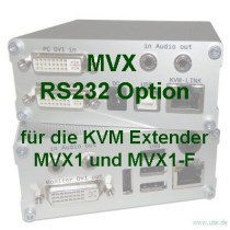 kvm-tec MVX-RS232: Die MVX RS232 Option ermöglicht den Anschluss von seriellen Geräten mit RS232-Anschluss am USB-Port des MVX1 oder MVX1-F einem KVM Extender von kvm-tec.