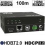 HD22KVM-100X: HDBaseT 2.0 Extender Set, 4K60 (100m) inkl. HDCP2.2, PoC, EDID