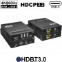UHKVM-70XC: 4K60 18G USB-C KVM Extender - HDBaseT 3.0 - 90W USB Power Delivery (90W Schnellladung von angeschlossenen Geräten)