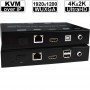 Der XTENDEX® 4K 10.2Gbps HDMI USB KVM POE Extender Over IP unterstützt Videowandinstallationen von 1x2 bis 8x16 Bildschirmen. Für dieses Beispiel einer 2x6-Videowand werden 12 ST-IPC6FOUSB4K-R-POE-Fernbedienungen (Empfänger) und vier ST-IPC6FOUSB4K-L-POE