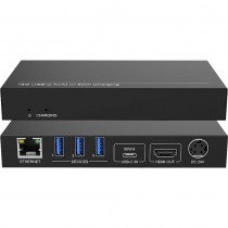 PTN SCU11-KVM: KVM USB-C zu HDMI Konverter und USB C Docking Station (IN: 1x USB C | OUT: 1x HDMI | 4K60Hz 4:4:4 | USB 3.1 Gen2 + 60W PD | 3x USB3.1-Ports + 1x Gigabit-Ethernet)