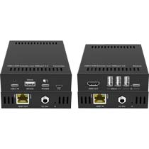 PTN TPUH652: 4K60 18G USB-C KVM Extender - HDBaseT 3.0 - 90W USB Power Delivery (90W Schnellladung von angeschlossenen Geräten)