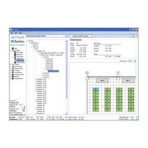 dcTrack bietet Ihnen ein einzigartiges Tool zum Visualisieren des gesamten elektrischen Stromkreises von der Versorgungsquelle im Rechenzentrum bis zum jeweiligen Rack-PDU-Anschluss. dcTrack berechnet automatisch die Stromlast der Zwischenkreise, die übe