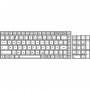Abgebildet: Deutsches Tastaturlayout der 4-Port KVM Multiviewer Konsole RACKMUX-D17HR-N-SUSBHD4