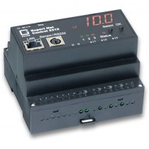 GUDE Expert Net Control 2312-1: Remote I/O mit 3 Relaisausgänge - Ein Fernwirksystem über TCP/IP mit 3 schaltbaren Ausgängen (Relaisausgänge) für die Hutschiene