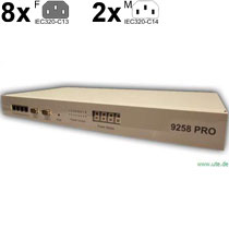 6swaPs IP-9258 Pro:  Ausführung mit 2x4 Ausgängen, Messung von Spannung, Leistung und Temperatur