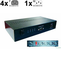 6swaPs 9258S:  4-port IP-bedienbare Steckdosenleiste