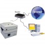 An die IP Steckdose angeschlossene Geräte können nicht nur aus dem LAN - sondern auch über das Web - per PC oder Smartphone via IP geschaltet werden.