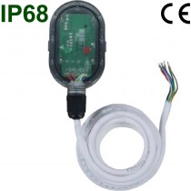 ENVIROMUX-SLDO-IP68 (E-SLDO-IP68): IP68 Punkt-Flüssigkeitsdetektor mit integriertem optischen und akustischen Alarm - für Enviromux Serverraum-Überwachungssysteme E-2D, E-5D oder E-16D
