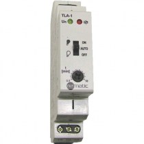 Der Treppenlichtautomat TLA-1 von Relmatic schaltet die Beleuchtung durch Tastendruck für die voreingestellte Zeit ein. Die Beleuchtungszeit ist von 0.5 min. bis 10 min. einstellbar.