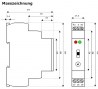 TLA-1 Treppenlichtautomat mit einstellbarer Zeit von 0.5 bis 10min.