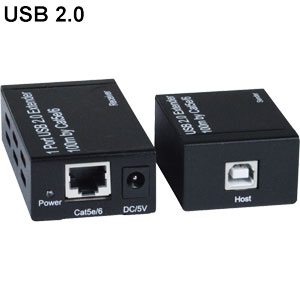 USB 2.0 Extender für bis zu 200 Meter