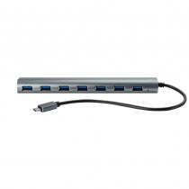 USB3-HUBC-7: 7-Port USB 3.1 Hub - USB Typ C - Abwärtskompatibel mit USB 2.0/ 1.1