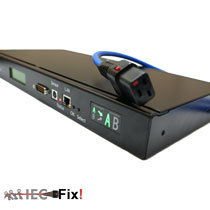 ATS 3020RM Lock Automatic Transfer Switch C14 - Rückseite / Anschlüsse