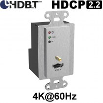 PTN TPUH409T: Aktives 4K HDMI Anschlussfeld/ Einbau HDMI–HDBT-Transmitter mit RS232- & IR-Pass-Through und PoH