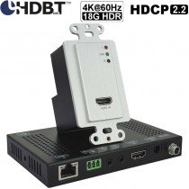 PTN TPUH703: Aktiver 4K60/ UHD Einbau Extender für 18G HDMI mit RS232, IR, CEC und PoH