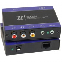 Der Composite Video Extender HDC-VX von Smart-AVI ist HD Ready und überträgt neben dem Video-Signal auch Stereo-Audio- und IR-Steuersignale über ein CAT5-Netzwerkkabel. Die Entfernung zwischen Transmitter und Receiver kann dabei bis zu 300 Meter betragen